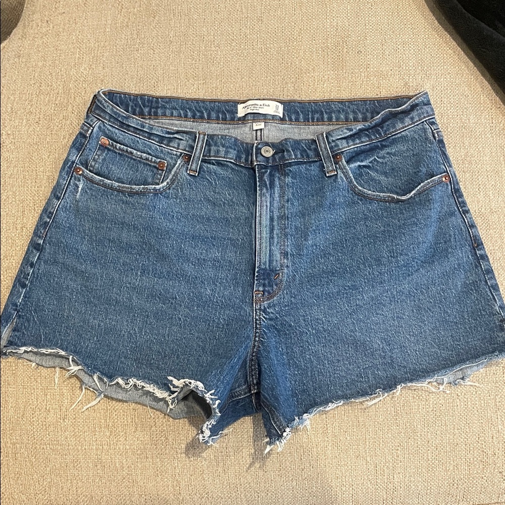 Abercrombie & Fitch Blue Jean Shorts